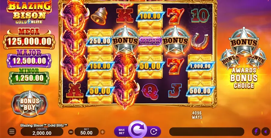 Blazing Bison Gold Blitz