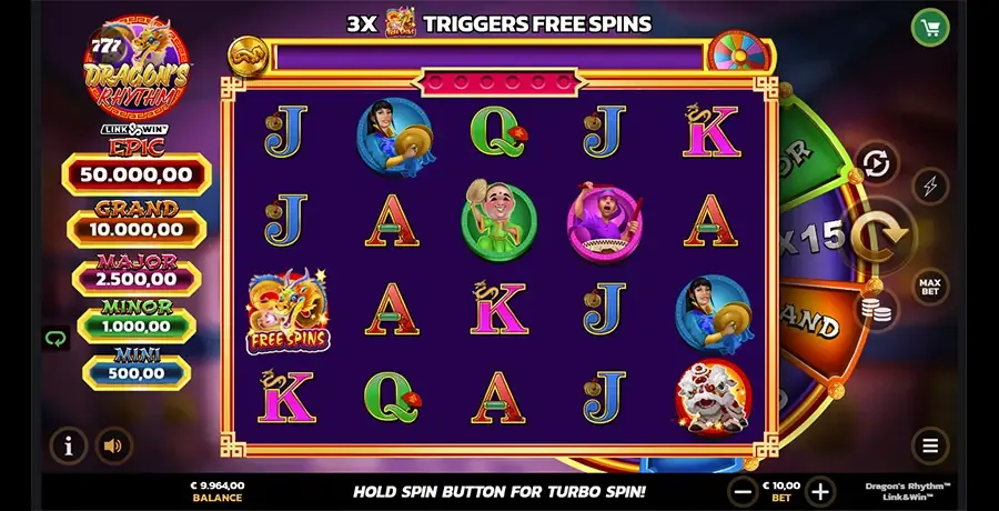 Dragons Rhythm Link And Win