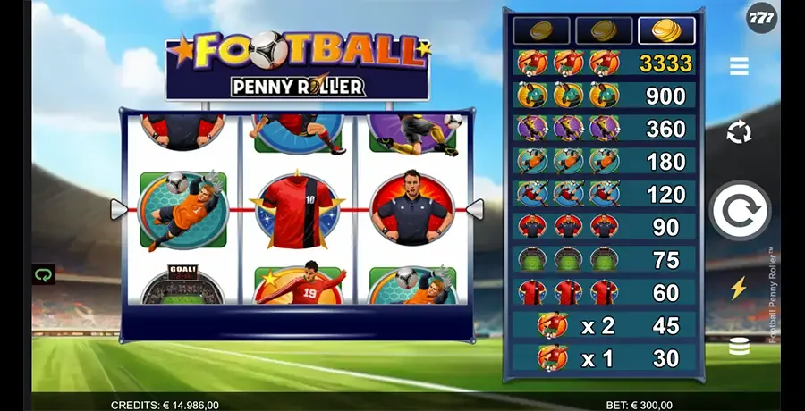 Football Penny Roller